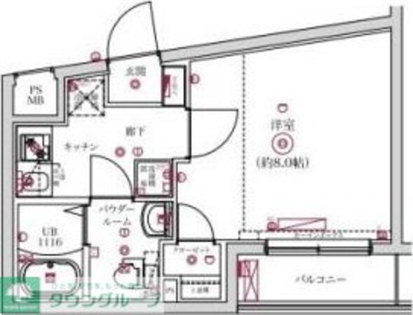 レンティーヴァ綾瀬の物件間取画像